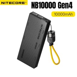 NITECORE NB10000 Gen4 NB20000 Gen3 Portable Mobile Power Bank 20000mAh Carbon Fiber PD/QC3.0 18W Fast Charge for iPhone Xiaomi