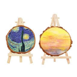 5Pcs Wooden Mini Easel Frame Wedding Table Number Card Stand Photo Display Holder Kids Painting Craft Artist Supplies Home Decor