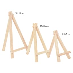 5Pcs Wooden Mini Easel Frame Wedding Table Number Card Stand Photo Display Holder Kids Painting Craft Artist Supplies Home Decor