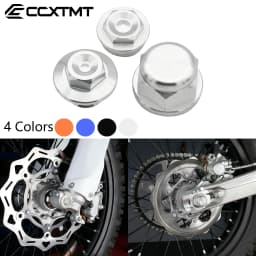 CNC Front Wheel Lock Nut Bolt Rear Chain Adjuster Axle Block Wheel Axle Nut Cocer For KTM EXC EXCF XC XCF XCW SX SXF 85-530 2022