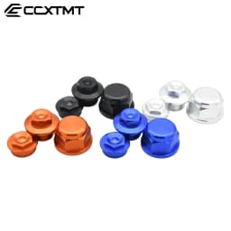 CNC Front Wheel Lock Nut Bolt Rear Chain Adjuster Axle Block Wheel Axle Nut Cocer For KTM EXC EXCF XC XCF XCW SX SXF 85-530 2022