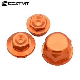 CNC Front Wheel Lock Nut Bolt Rear Chain Adjuster Axle Block Wheel Axle Nut Cocer For KTM EXC EXCF XC XCF XCW SX SXF 85-530 2022