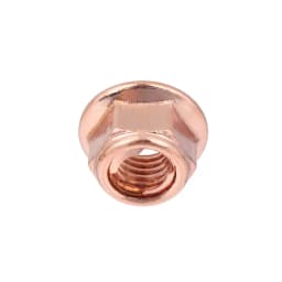 12Pcs M8 Copper Flashed Exhaust Manifold Nut Exhaust Nuts Elbow Nuts Practical 8mm Nuts High Temperature Nuts Home Fasteners