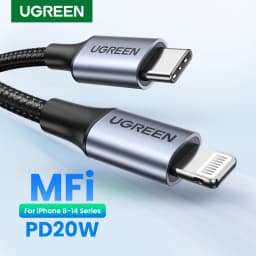 Ugreen MFI PD20W USB C To Lightning Cable Fast Charging For iPhone 14 13 12 11 xs Apple ipad Charger data line 25cm 150cm 1m 2m