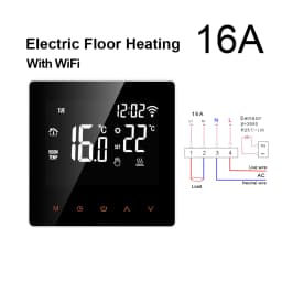 AVATTO WiFi Smart Thermostat Electric Heating Water Gas Boiler Temperature Remote Controller Work with Tuya,Alexa,Google Home