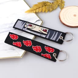 Anime Cool Key Tag Key ring For Car Motorcycle Backpack Keyrings Holder For Women Men Key Cosplay Accessories Friends Gifts