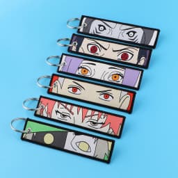 Anime Cool Key Tag Key ring For Car Motorcycle Backpack Keyrings Holder For Women Men Key Cosplay Accessories Friends Gifts