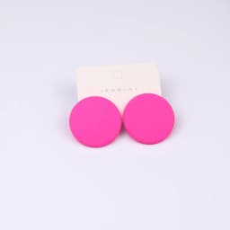 New 20 Color Fashion Acrylic Personality Candy Color Earrings for Women Big Round Colorful Stud Earrings Party Piercing Jewelry