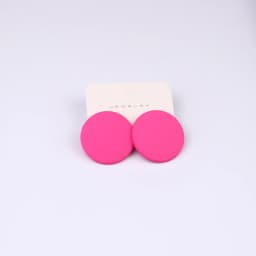 New 20 Color Fashion Acrylic Personality Candy Color Earrings for Women Big Round Colorful Stud Earrings Party Piercing Jewelry