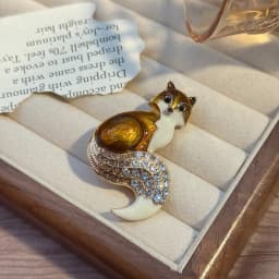 Ladies Fox Brooch Women's Simple Fashion Corsage Sweater Coat Accessories Brooch For Women Animal Party Wedding Brooches Pins