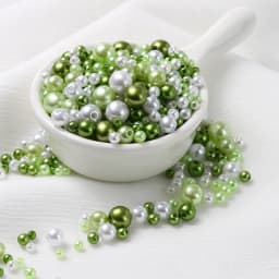 600-800Pcs Colorful ABS Garment Pearls Mix 3-8mm Round Beads With Holes DIY Bead For Hand Made