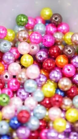 600-800Pcs Colorful ABS Garment Pearls Mix 3-8mm Round Beads With Holes DIY Bead For Hand Made
