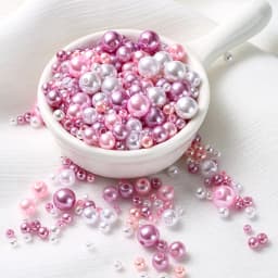 600-800Pcs Colorful ABS Garment Pearls Mix 3-8mm Round Beads With Holes DIY Bead For Hand Made