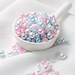 600-800Pcs Colorful ABS Garment Pearls Mix 3-8mm Round Beads With Holes DIY Bead For Hand Made