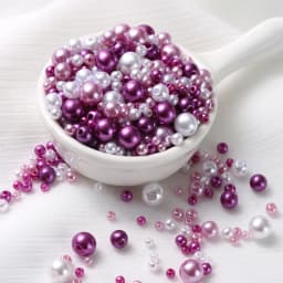 600-800Pcs Colorful ABS Garment Pearls Mix 3-8mm Round Beads With Holes DIY Bead For Hand Made