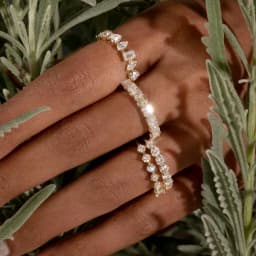 Minimalist Women's Ring Gold Color Geometry Cubic Zirconia Simple Stackaing Rings Finger Accessories Female Jewelry Gifts R018
