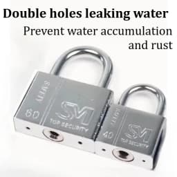 1PCS Heavy Padlock Dormitory Cabinet Drawer Anti-theft Lock Waterproof Rust Proof Small Latch Door Single Open Padlock