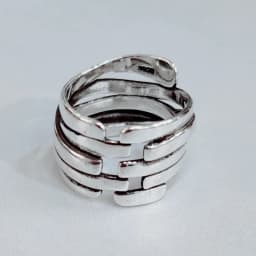925 Sterling Silver Irregular Spring Woman Rings Wedding Vintage Jewelry Punk Accessories GaaBou Jewellery