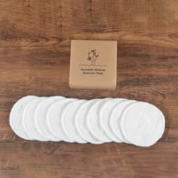 Cotton Demaquillant 10Pcs Bamboo Makeup Remover Reusable Cotton Pads Washable Rounds Clean Facial Cotton Reusable Makeup Tools