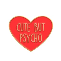 Cute But Psycho Enamel Pin 80s Baby No More Drama Is It Friday Yet Stu(Dying) Brooches Collar Badge Fun Quotes Jewelry Gift