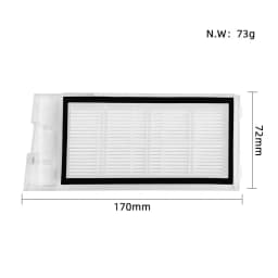Compatible For Roidmi Eve Plus SDJ01RM Robot Vacuum Spare Parts Accessories Main Side Brush Hepa Filter Mop Rag Cloth Dust Bag