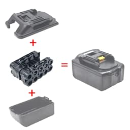 BL1830 Lithium-ion Battery Box Nesting 10 Core Lithium Battery Combination Fixing Bracket For Makita 18V BL1860 Shell Housings