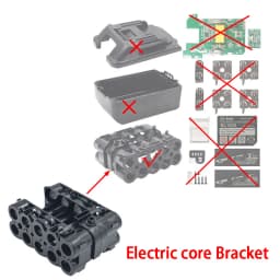 BL1830 Lithium-ion Battery Box Nesting 10 Core Lithium Battery Combination Fixing Bracket For Makita 18V BL1860 Shell Housings