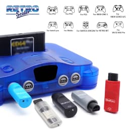 RetroScaler BlueRetro Wireless Game Controllers Adapter for Nintendo 64 Console to PS3 PS4 PS5 8bitdo Ultimate Game Contorllers