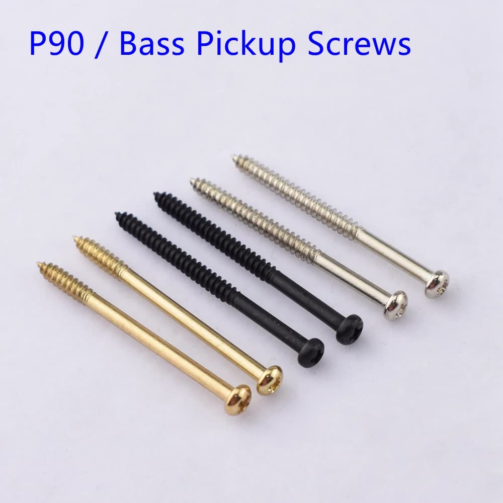4 Pieces Bass Pickup Screws / P90 Pickup Screws - Made in Korea