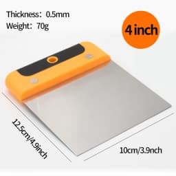 4/6/8/10Inch Stainless Steel Putty Knife Paint Tool Putty Scraper Plaster Shovel Filling Spatula Wallpaper Scraper Wall Decor