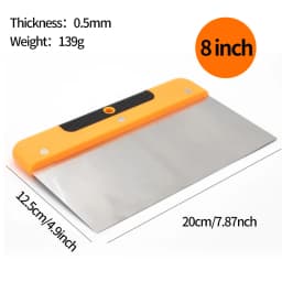 4/6/8/10Inch Stainless Steel Putty Knife Paint Tool Putty Scraper Plaster Shovel Filling Spatula Wallpaper Scraper Wall Decor