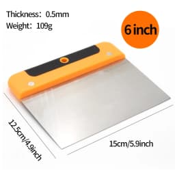 4/6/8/10Inch Stainless Steel Putty Knife Paint Tool Putty Scraper Plaster Shovel Filling Spatula Wallpaper Scraper Wall Decor