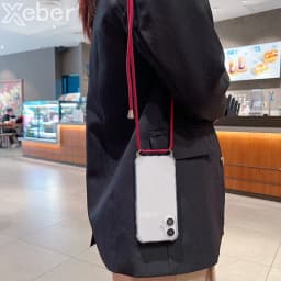For iPhone 18 17 16 15 14 ProMax Crossbody Necklace Cord Lanyards Transparent Case For iPhone 11 12 13 Pro Max XS XR Soft Cover