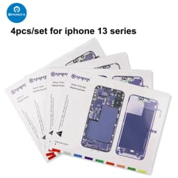 Pofessional Magnetic Screw Mat Work Guide Pad for iPhone 15 14 13 12 11 Pro Max X XS MAX Technician Disassembly Repair Tools Mat
