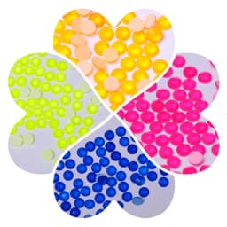 YANRUO 2058 Non Electric Neno Rhinestones Non Hot fix Fluorescent Shiny Crystal For Nails Art Decoarion Crystals