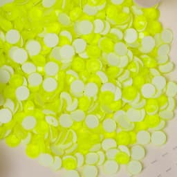 YANRUO 2058 Non Electric Neno Rhinestones Non Hot fix Fluorescent Shiny Crystal For Nails Art Decoarion Crystals