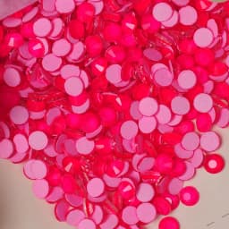YANRUO 2058 Non Electric Neno Rhinestones Non Hot fix Fluorescent Shiny Crystal For Nails Art Decoarion Crystals