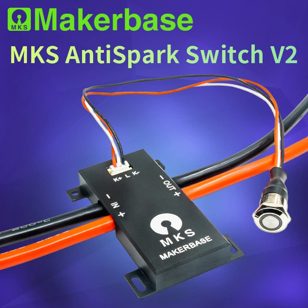 Makerbase AntiSpark Switch V2 Aluminum pcb board 200A for Electric Skateboard /Ebike/ Scooter/Robots