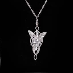 Fashion The Lord Necklace of Arwen Evenstar Pendent Necklace Jewelry Crystal Twilight Star Pendent Torque Gift for Women