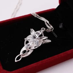 Fashion The Lord Necklace of Arwen Evenstar Pendent Necklace Jewelry Crystal Twilight Star Pendent Torque Gift for Women