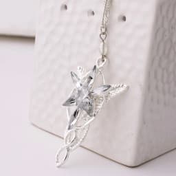Fashion The Lord Necklace of Arwen Evenstar Pendent Necklace Jewelry Crystal Twilight Star Pendent Torque Gift for Women
