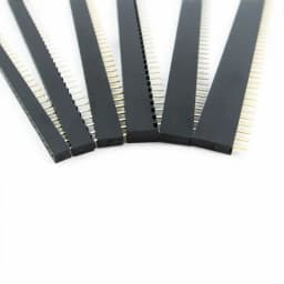 10PCS 2.54mm 1X40P Female Header Single Row Straight 0.1" Pitch 40 Pin 3.5mm 5mm 5.7mm 6.8H 7.1mm 8.5mm Plastic height optional