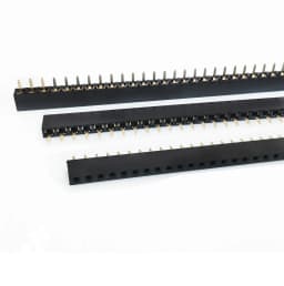 10PCS 2.54mm 1X40P Female Header Single Row Straight 0.1" Pitch 40 Pin 3.5mm 5mm 5.7mm 6.8H 7.1mm 8.5mm Plastic height optional
