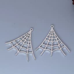 5pcs/lot Punk Spider Web Charm Pendants Making DIY Stainless Steel Handmade Finding Jewelry
