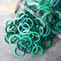 50Pc/Lot Girl Colorful Nylon Elastic Hair Bands Women Basic Rubber Band Headband Scrunchie Kids Ponytail Holder Hair Accessories