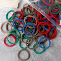50Pc/Lot Girl Colorful Nylon Elastic Hair Bands Women Basic Rubber Band Headband Scrunchie Kids Ponytail Holder Hair Accessories