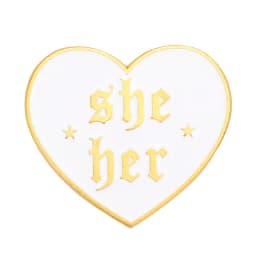 My Pronouns Enamel Pins Cats Butterfly He Him She Her They Them Brooches Lapel Metal Badges Fashion Jewelry Gifts Drop Shipping