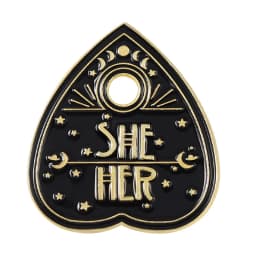 My Pronouns Enamel Pins Cats Butterfly He Him She Her They Them Brooches Lapel Metal Badges Fashion Jewelry Gifts Drop Shipping