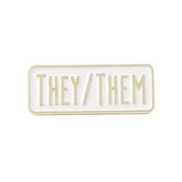 My Pronouns Enamel Pins Cats Butterfly He Him She Her They Them Brooches Lapel Metal Badges Fashion Jewelry Gifts Drop Shipping