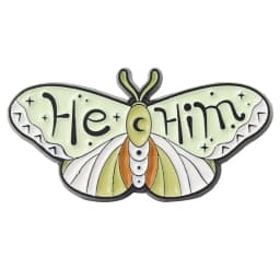 My Pronouns Enamel Pins Cats Butterfly He Him She Her They Them Brooches Lapel Metal Badges Fashion Jewelry Gifts Drop Shipping
